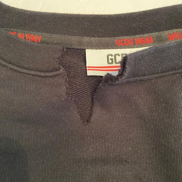 GCDS Men's Camouflage Logo Print 100% Cotton Sweatshirt - Picture 9 of 9